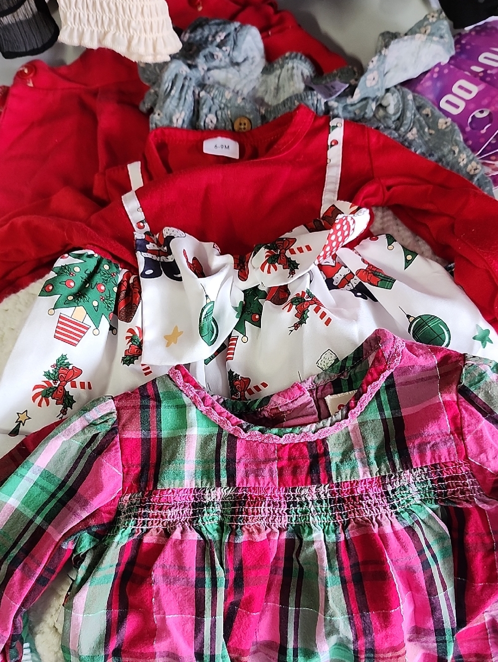 Girls Bundle Vintage Overalls Handmade Sweater Blouse Jean Skirt